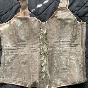 Cream Corset with Straps MUST GO